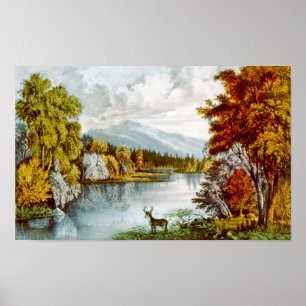 Poster du lac Moosehead Imprimer