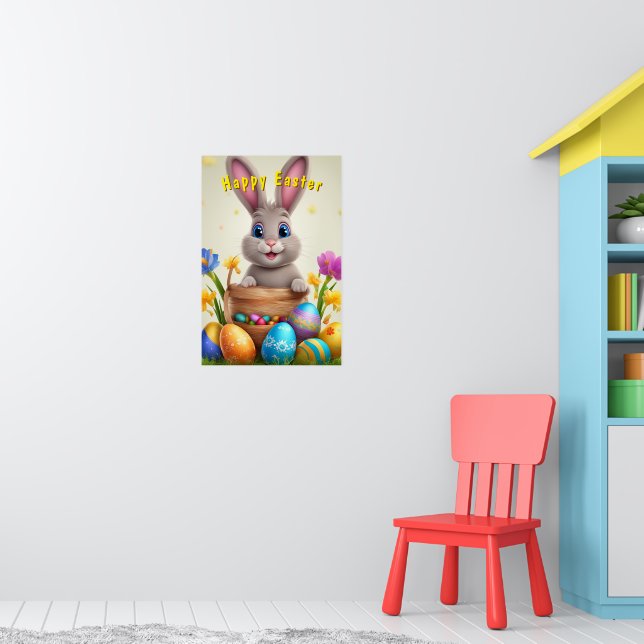 Poster du lapin de Pâques (2) (Pépinière 1)
