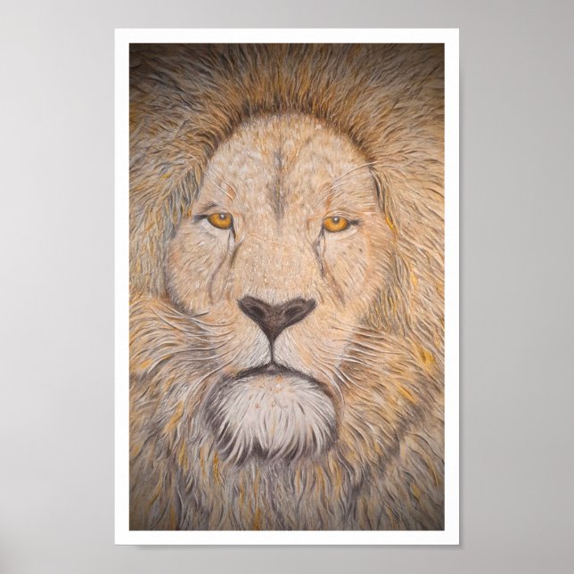 Poster du lion puissant (Devant)