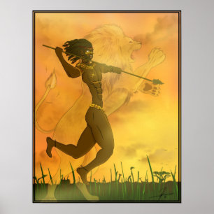 Poster du Lion Warrior