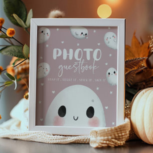 Poster du livre d'or d'une Halloween Éffrayant