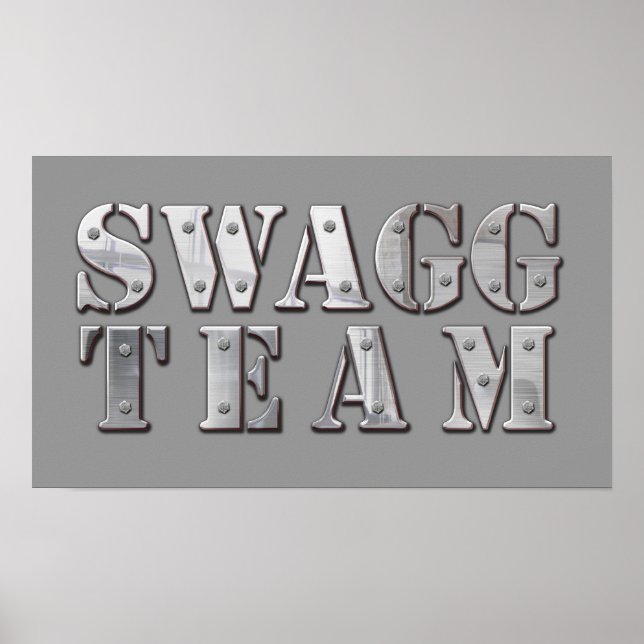 Poster du logo de l'équipe Yung Joc Swagg (Devant)