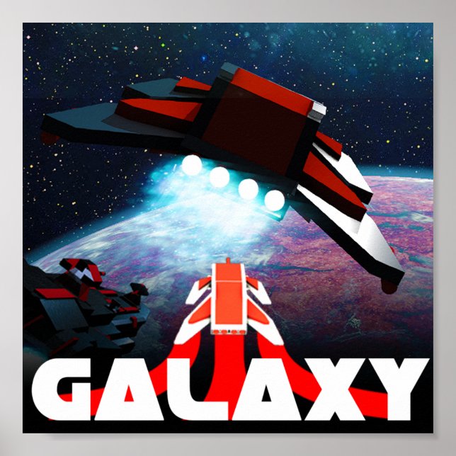 Poster du logo Galaxy (Devant)