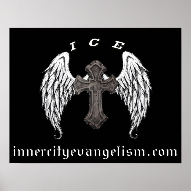 Poster du logo ICE (Tous les bénéfices pour ICE Mi (Devant)