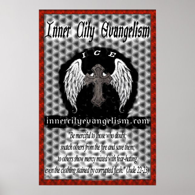 Poster du logo ICE (Tous les bénéfices pour ICE Mi (Devant)