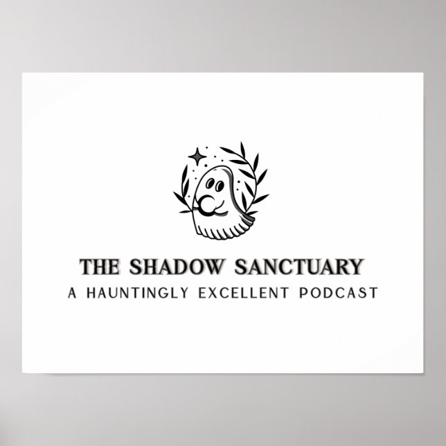 Poster du logo noir et gris (Devant)