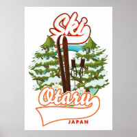 Poster du logo Ski de Séoul Corée du Sud