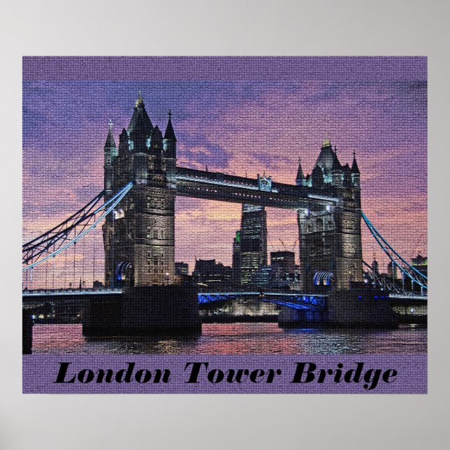 Poster du London Tower Bridge (Devant)