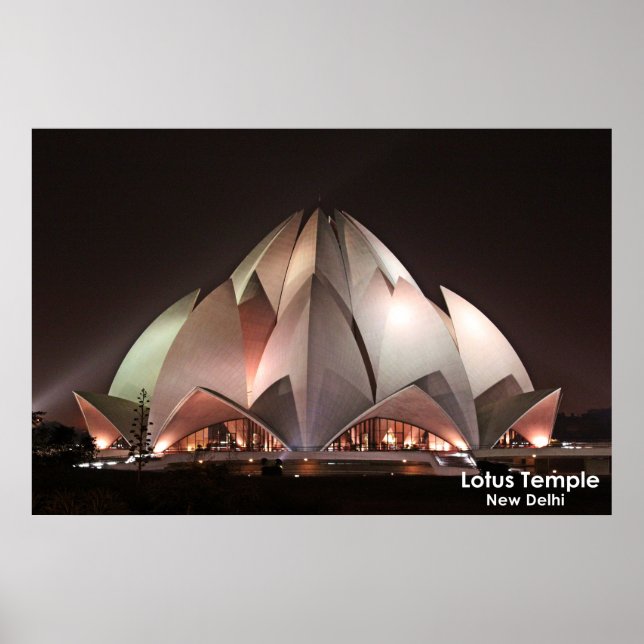 Poster du Lotus Temple (Devant)