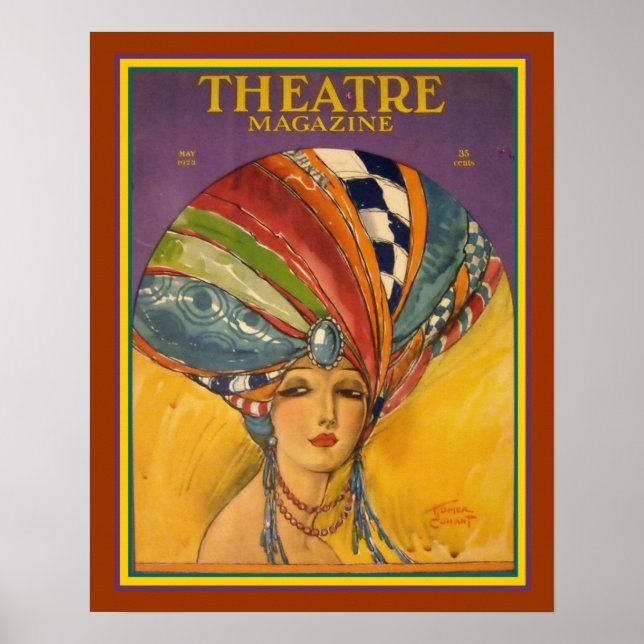 Poster du Magazine Art Déco Théâtre 16 x 20 (Devant)