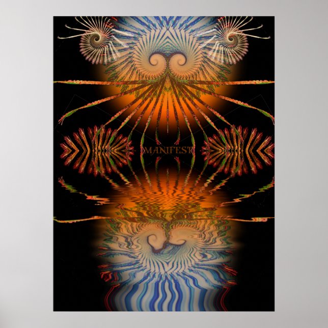 Poster du manifeste fractal (Devant)