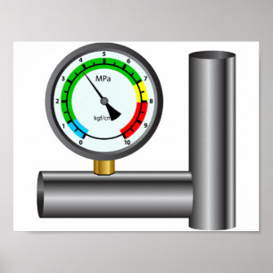 Poster du manomètre à gaz