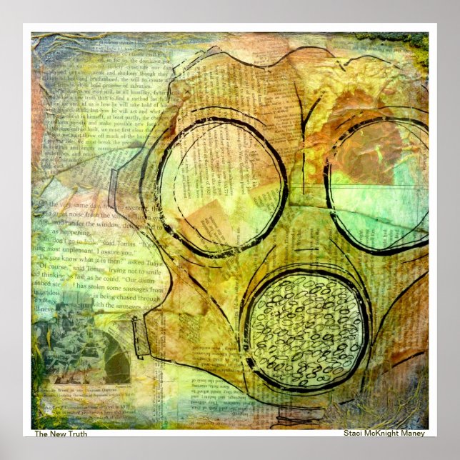 Poster du masque à gaz (Devant)