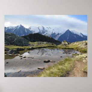 Poster du massif du Mont Blanc