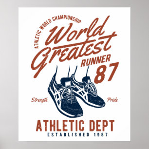 Poster du meilleur coureur du monde