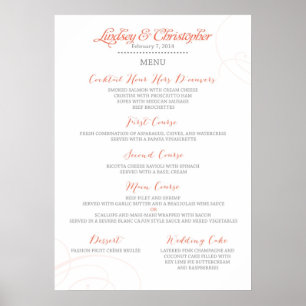 Poster du menu de Lindsey