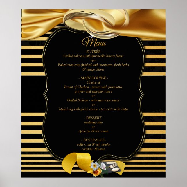 Poster du menu Gatsby Inspiration (Devant)