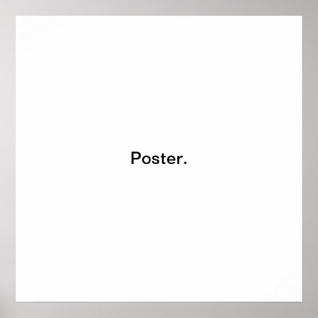 Poster du minimaliste (Devant)