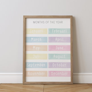 Poster du mois de l'année