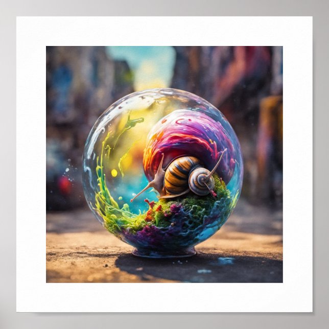 Poster du monde des escargots (Devant)