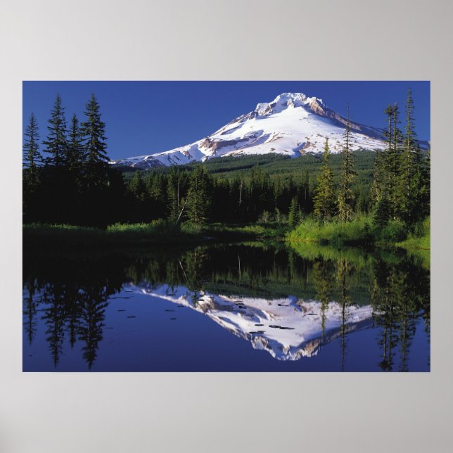 Poster du mont Hood Oregon (Devant)