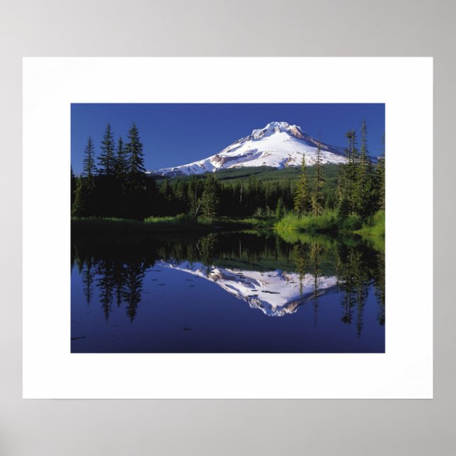 Poster du mont Hood Oregon (Devant)