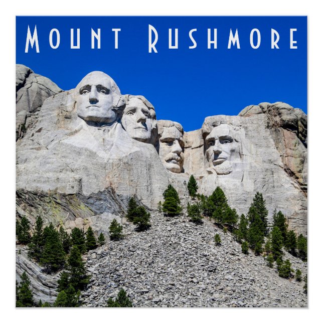 Poster du Mont Rushmore (Devant)