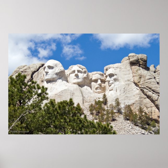 Poster du Mont Rushmore (Devant)