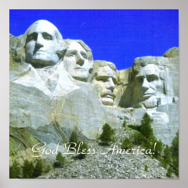 Poster du Mont Rushmore (Devant)