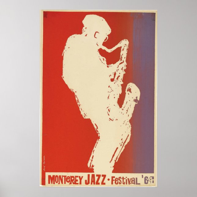 Poster du Monterey Jazz Festival 1964 (Devant)