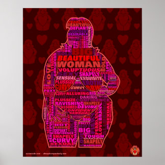 Poster du mot positif du corps 1