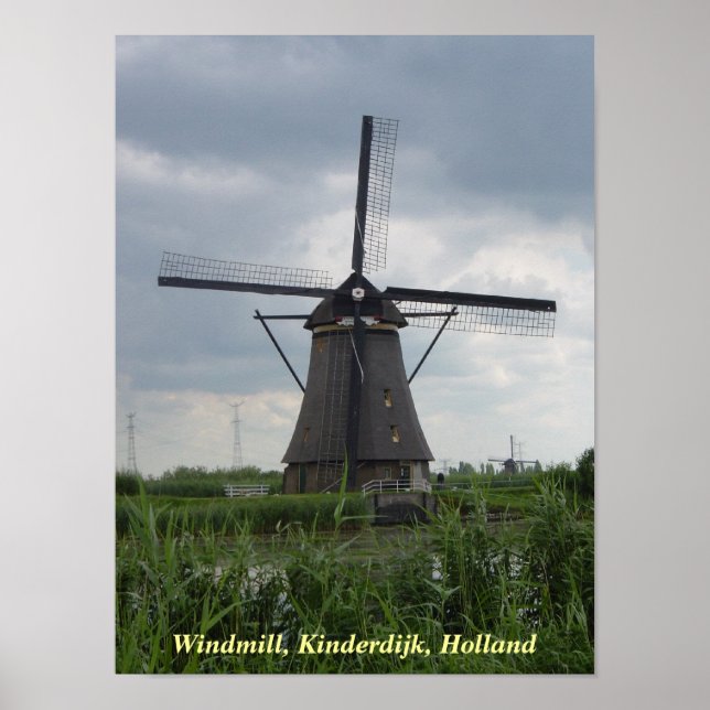 Poster du moulin à vent (Devant)