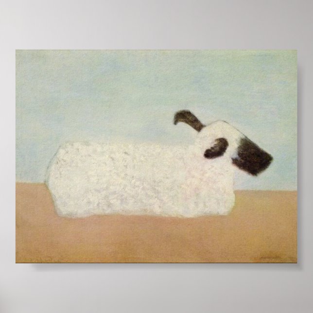 Poster du mouton (par Milton Avery) (Devant)