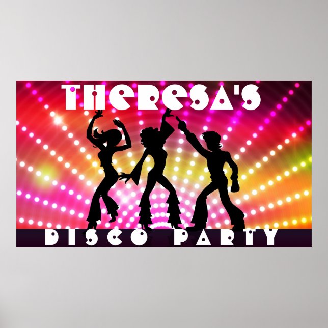 Poster du mur du Disco Dance Party (Devant)