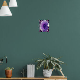 Poster du mur du jardin rose - Décor féminin