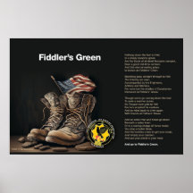 Poster du mur vert de Fiddler