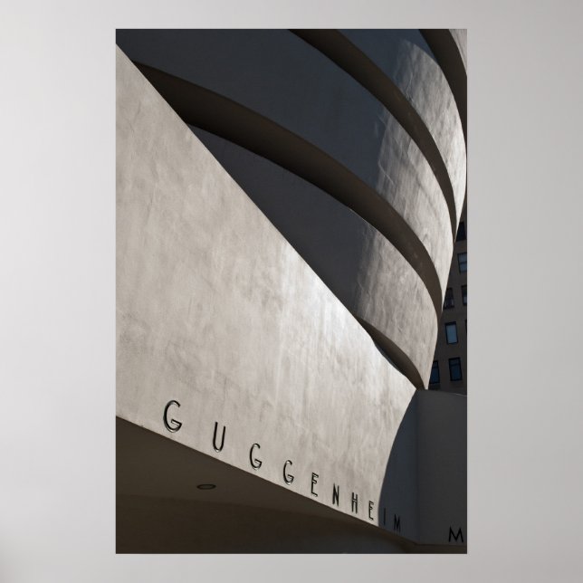 Poster du musée Guggenheim (Devant)
