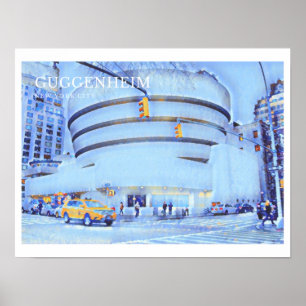 Poster du musée Guggenheim, New York