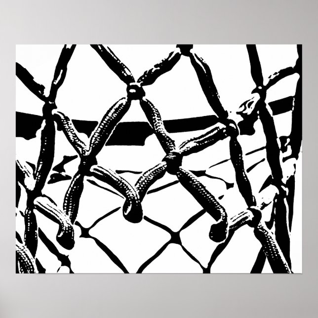 Poster du Net de basket-ball (Devant)