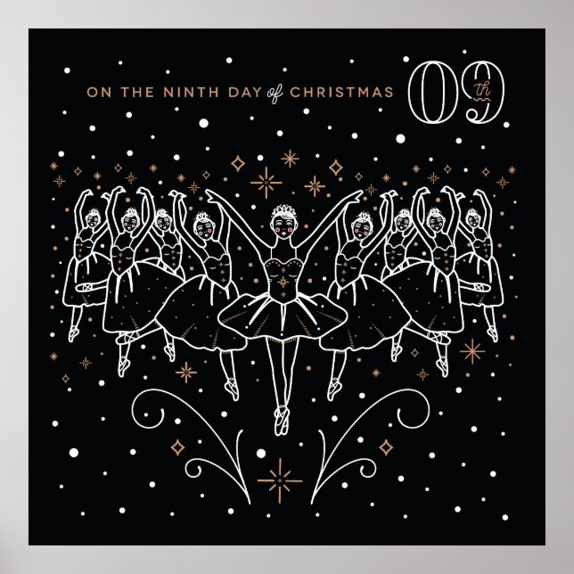 Poster du neuvième jour de Noël 24x24 (Devant)