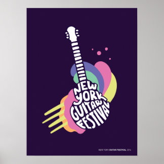 Poster du New York Guitar Festival 2016