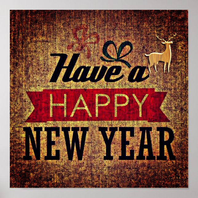 Poster du Nouvel An heureux (Devant)
