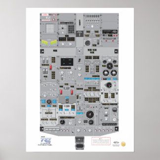 Poster du panneau supérieur 737NG