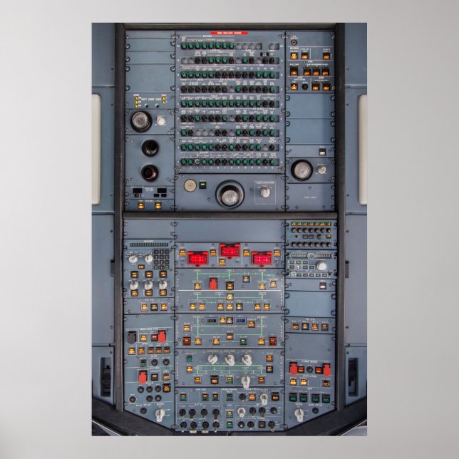 Poster du panneau supérieur Airbus A321 (Devant)
