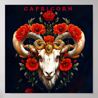 Poster du panneau Zodiac Capricorn