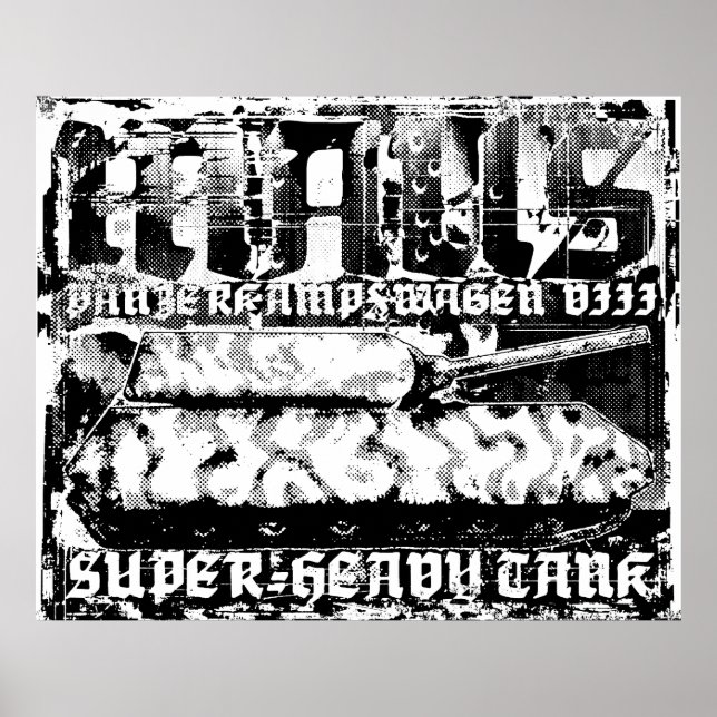 Poster du Panzer VIII Maus (Devant)