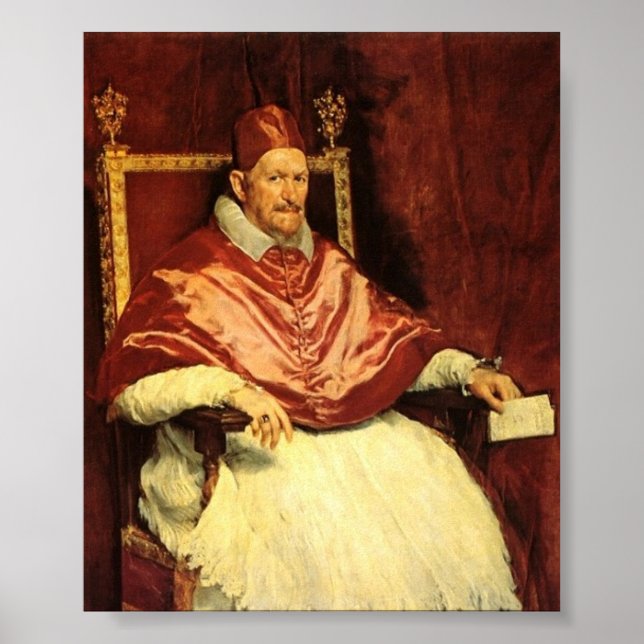 Poster du Pape Innocent X (Devant)