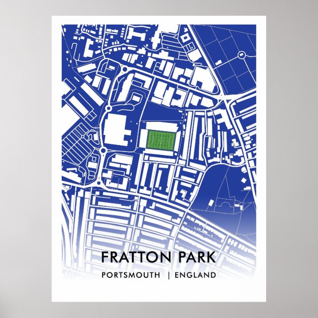 Poster du parc Fratton - Accueil du FC Portsmouth (Devant)