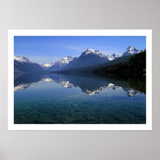 Poster du parc national du lac McDonald Glacier (Devant)