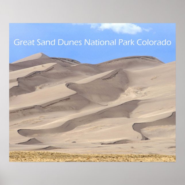 Poster du parc national Great Sand Dunes (Devant)